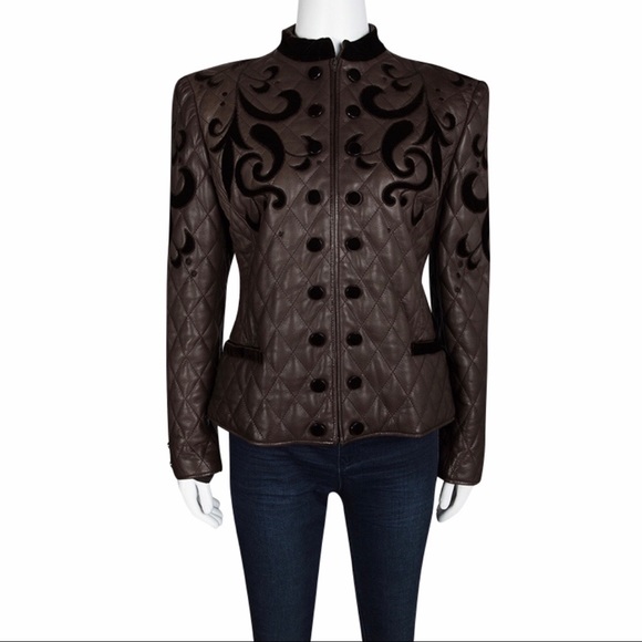 Valentino Boutique Vintage Leather Jacket - Picture 2 of 5